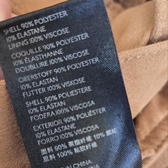 Free People Nightfall Suede Paperbag Vegan Suede Crop Pants Casual Camel Fall - Picture 7 of 16